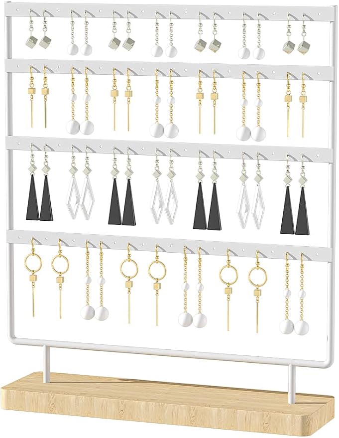 Earring Holder Organizer, Pierced Large Earrings Display Stand by Ausalivan