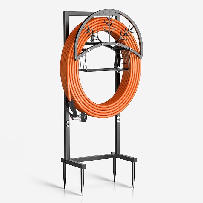 Heavy Duty Garden Hose Holder by Unknown