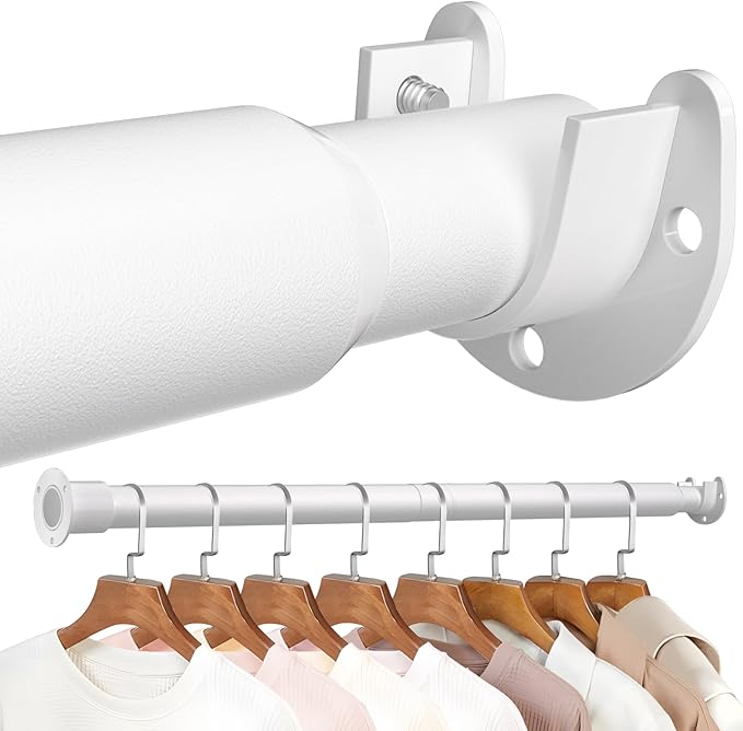 Mavivegue Closet Rod, 17 to 84 Inch Adjustable Closet Rods by Mavivegue