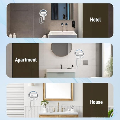 Hotel Wall Mount Hair Dryer for Bathroom - Image 7