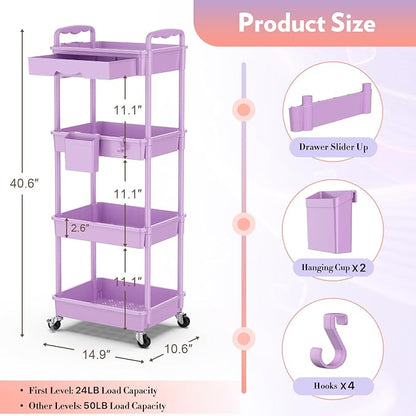 SUNALLY Makeup Cart Organizer - Image 2