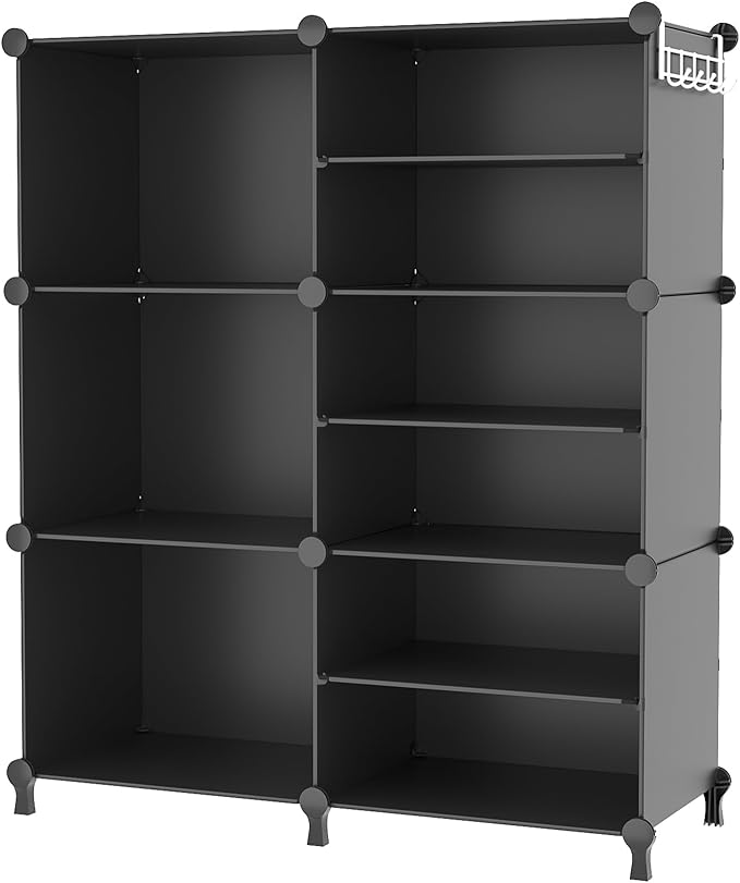 AWTATOS 6 Cube Closet Organizer Storage Shelves by AWTATOS