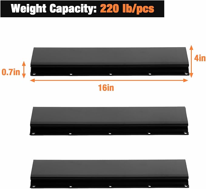 Wallmaster Wall Mounted Storage Bins, Wall Storage Bins Parts Rack 10 Bins&3 - Image 5