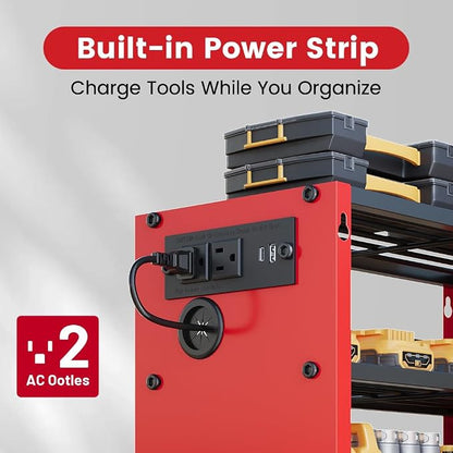 4 Layers Power Tool Organizer Wall Mount - Image 2