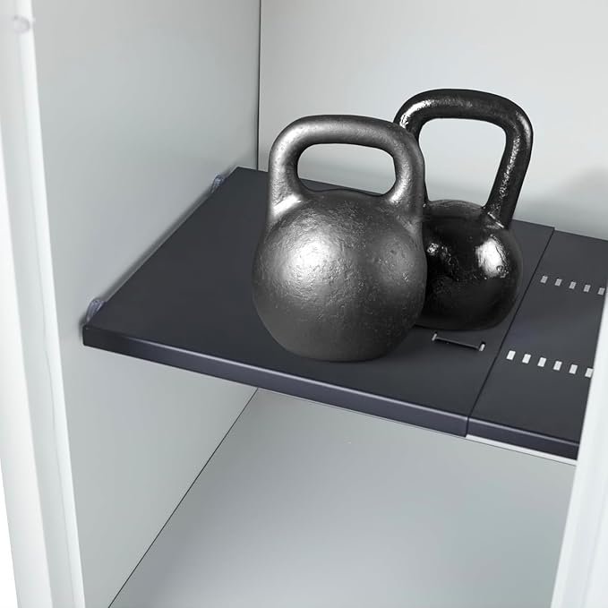 Home in Bold Metal Adjustable Locker Shelf | Heavy Duty Powder-Coated Steel by HomeinBold