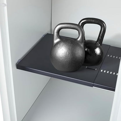 Home in Bold Metal Adjustable Locker Shelf | Heavy Duty Powder-Coated Steel by HomeinBold