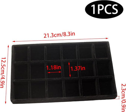 Velvet Jewelry Organizer Tray - Image 2