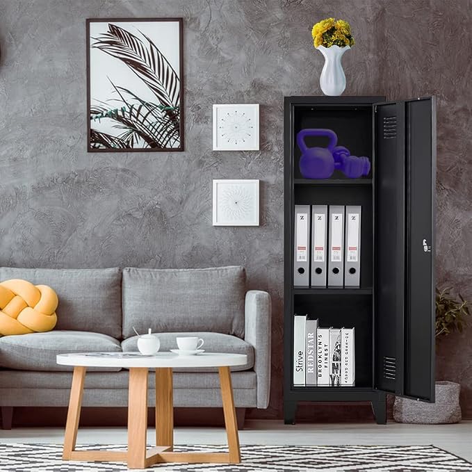 Metal Cabinet, Vertical Steel Storage Cabinet - Image 7