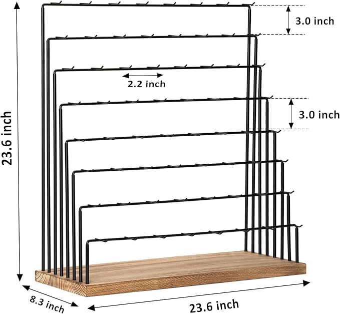 DGWJSU Earring Display Stands for Selling, Earring Rack Display Holder Stand - Image 3