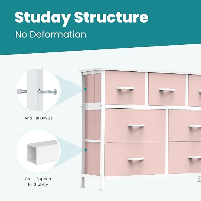 OLIXIS 7 Drawer Closet Organizer, Storage Tower - Image 7