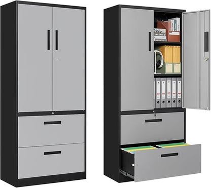 2-Drawer Metal File Cabinet, Lateral Filing Cabinets by PEUKC