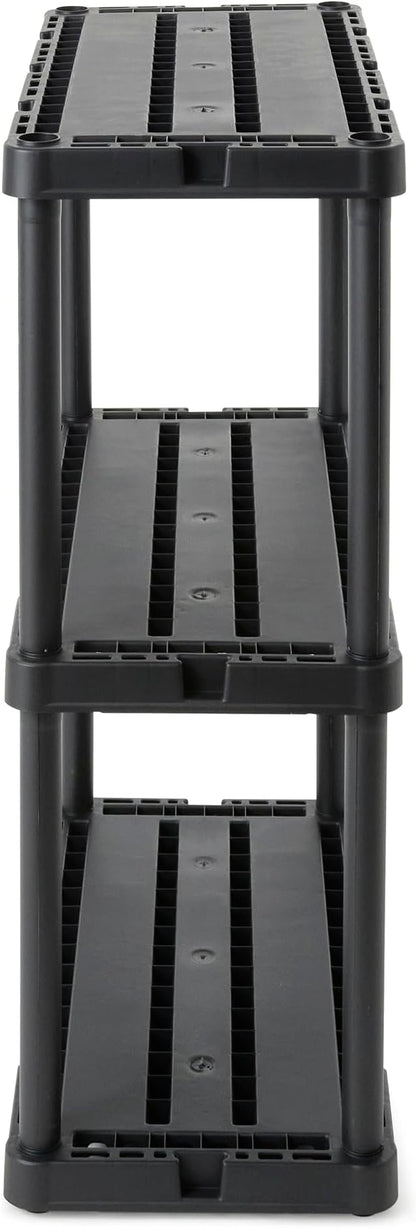 Gracious Living 3 Shelf Knect-A-Shelf Solid Light Duty Storage Unit 3-Shelf - Image 7