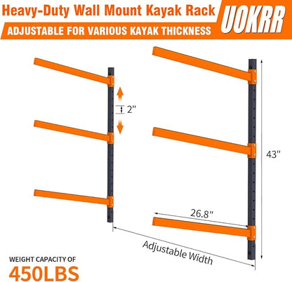Kayak Storage Rack, Wall Mount Kayak Racks - Image 2