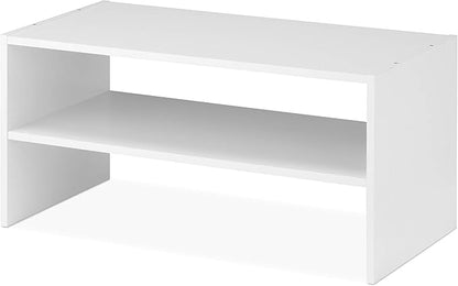 Whitmor Wood Stackable 2-Shelf Shoe Rack, 24 inches by Whitmor