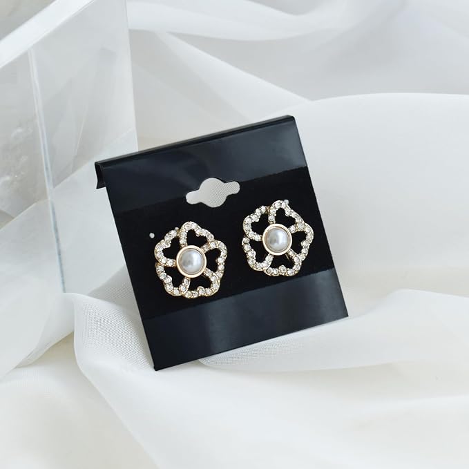 MOOCA Plain 2 x 2 in Black Hanging Earring Cards Holder - Image 8