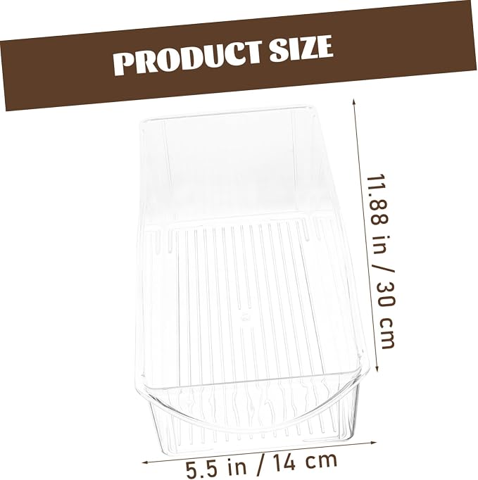 Clear Refrigerator Drawer Organizer Box - Image 2