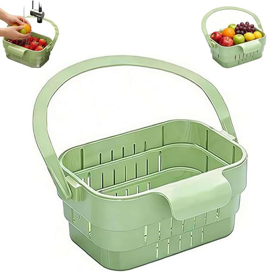 Upgraded Foldable Hanging Sink Drain Basket, Stretchable Kitchen Colander by Unknown