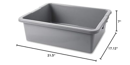Rubbermaid Commercial Products Standard Bus/Utility Box, Heavy Duty Plastic - Image 7