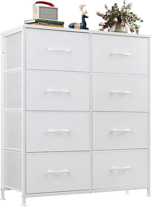 OLIXIS Dresser for Bedroom, 8 Storage Drawers, Tall Fabric Tower Organizer | by OLIXIS