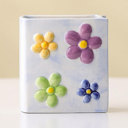 Book Vase Flower Pencil Cup Pen Holder - Image 5