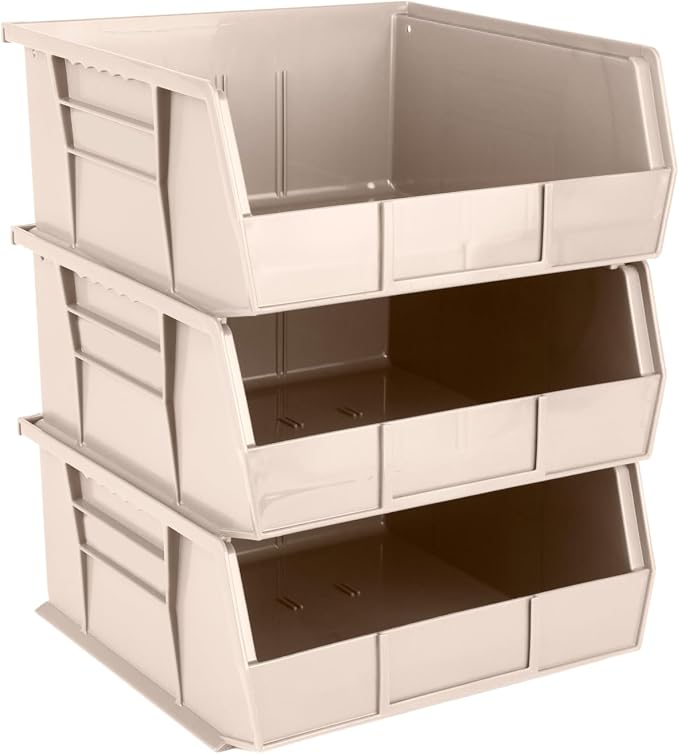 HE HUDSON EXCHANGE 11" x 11" x 5" Plastic Stackable Storage Bin by HudsonExchange