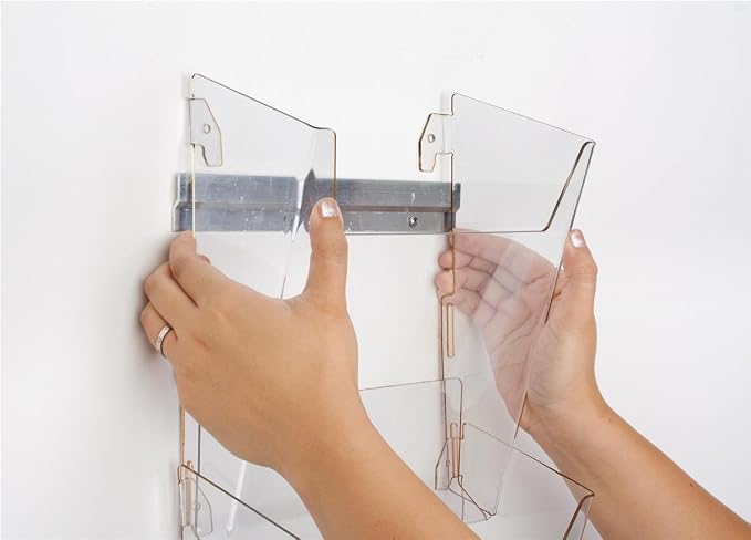 Displays2go Hanging Literature Rack - Image 4