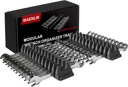 24PCS Magnetic Modular Wrench Organizer Set by WAENLIR
