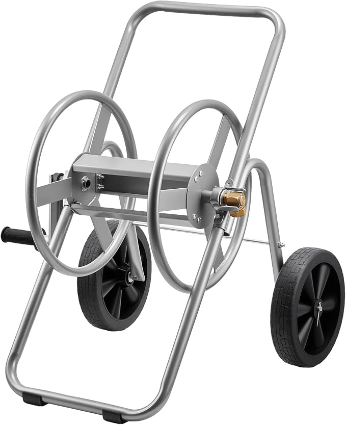 VEVOR Hose Reel Cart, 200/300 ft High-Pressure Garden Hose Cart, Hoses Reel by VEVOR