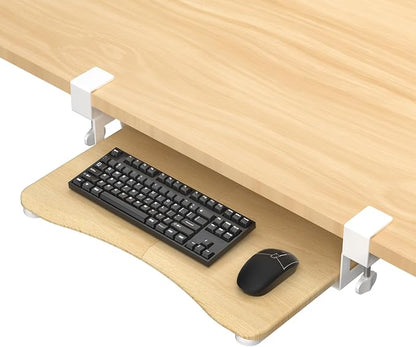suptek Small Keyboard Tray Under Desk Pull Out by suptek