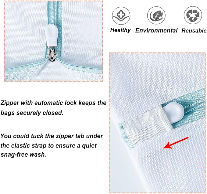 Tenn Well 3Pk 20x23" Mesh Laundry Bags Large Lingerie - Image 5