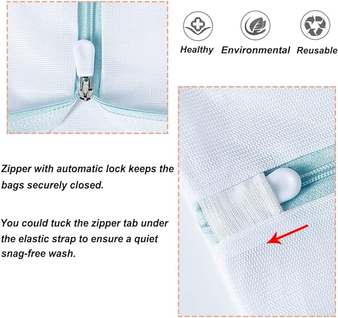 Tenn Well 2Pk 31x23" Delicates Bag Fine Mesh Oversize - Image 4