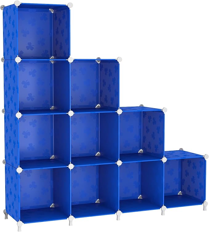 UNKU 10 Cube Storage Organizer, Closet Organizer Storage Shelves, Clothes by UNKU