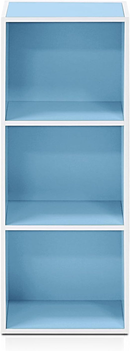 Furinno LUDER Book Shelf, 3-Cube Bookshelf, Bookcase - Image 6