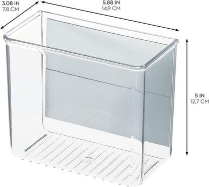 iDesign Magnetic Small Clear Plastic Organizer Bins - Image 3