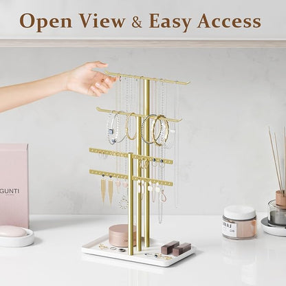 pickpiff Jewelry Stand Holder Organizer: 14.5" Sturdy Hanger - Image 6
