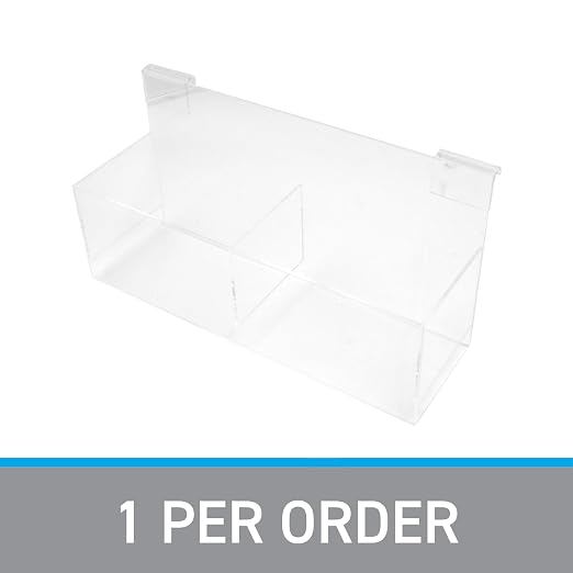 SSWBasics Clear Acrylic Double Display Bin - Image 7