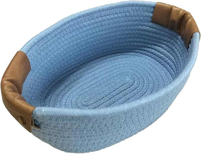 Medium Cotton Woven Basket by SOORXIEIN