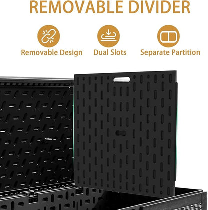 KUIKUI 288 Gallon Waterproof Deck Box, Outdoor Storage Box Waterproof Lockable - Image 6
