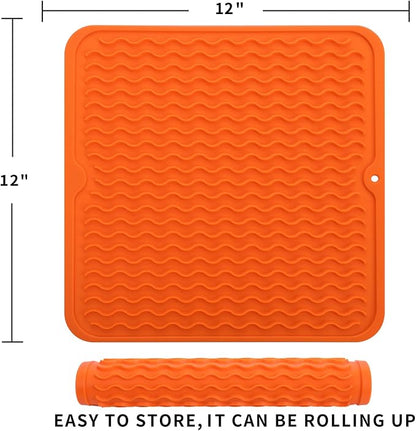Silicone Dish Drying Mat for Multiple Usage, Easy clean, Eco-friendly, - Image 2