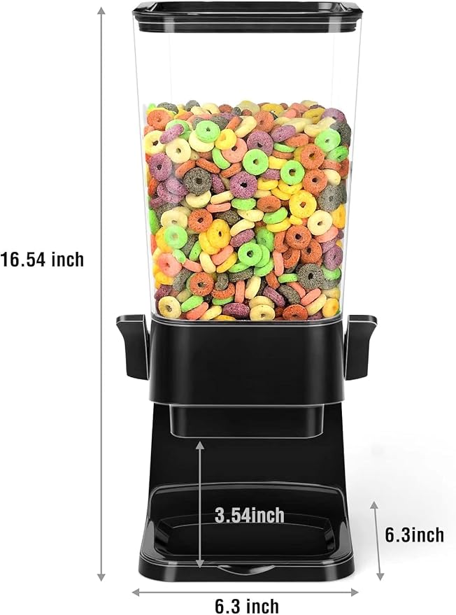 Cereal Dispenser Countertop Large Cereal Containers Storage Dispenser - Image 3
