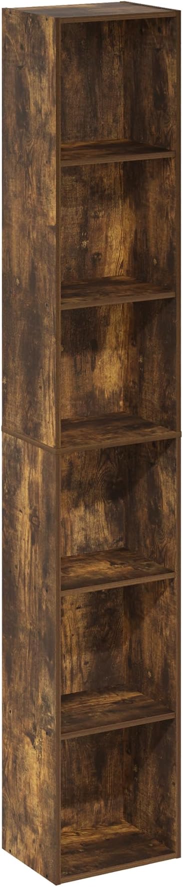 Furinno LUDER Book Shelf, 6-Tier Tall Modern Bookshelf, Bookcase - Image 7