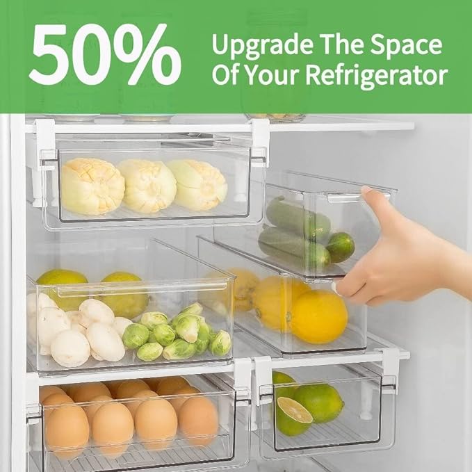 vacane Refrigerator Organizer Bins, Deli Meat, Heavy Duty-M - Image 3