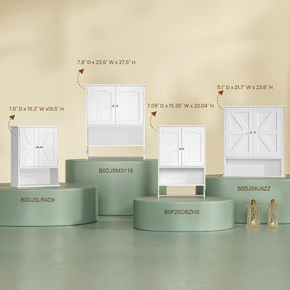 Bathroom Wall Cabinet, Over The Toilet Space Saver Storage - Image 8