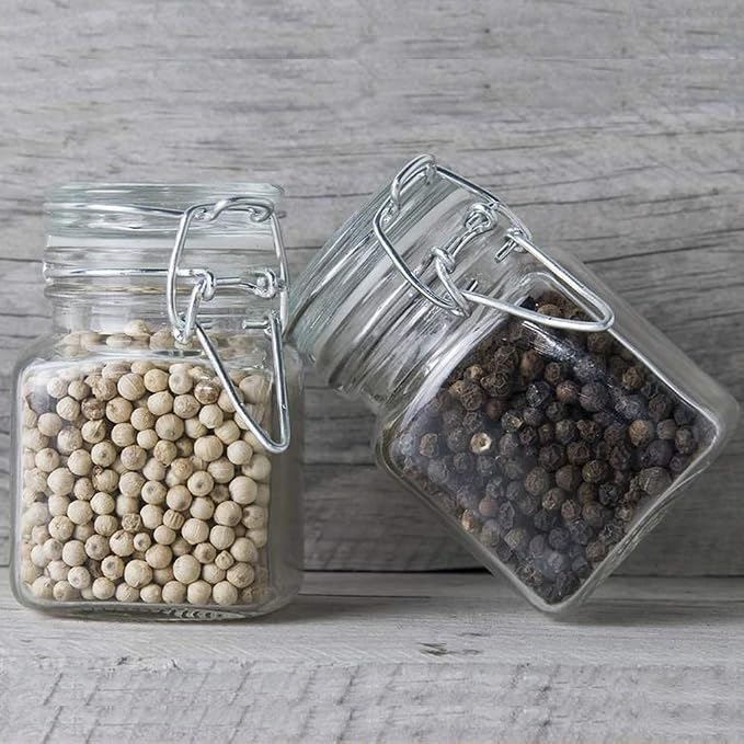 SPANLA Spice Jars, 24 Pack 4oz Small Glass Jars - Image 6