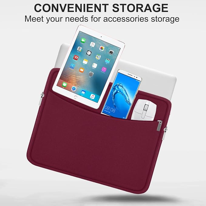 Laptop Sleeve 14 inch, Shockproof Protective Laptop Cover Briefcase Carrying - Image 2
