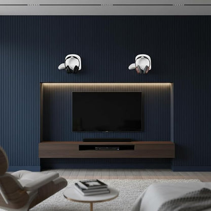 2Pcs Headphone Bracket, Wall-Mounted Headphone Holder, Stick-on Headset Hook - Image 2