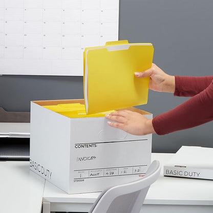 STAPLES Corrugated File Box Lift Off Lid, Letter/Legal Size - Image 7