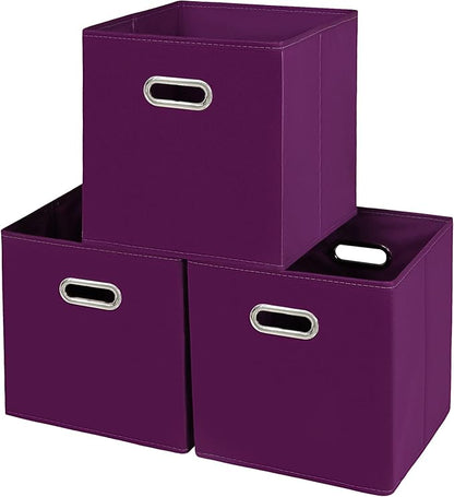 Fabric storage bins Cubes, Fabric Cube Organizer by Yunkeeper