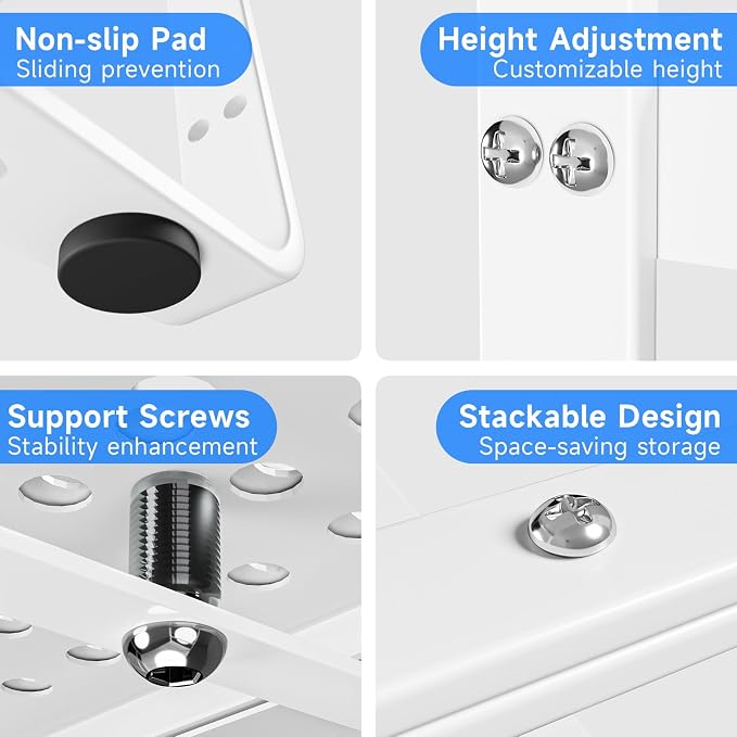 Expandable Cabinet Shelf Organizers, Kitchen Small Stand Rack Organization - Image 7