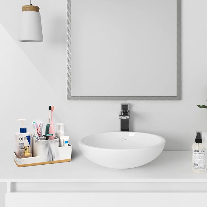 Toothbrush Holder for Bathrooms, Bathroom Organizer Countertop, Rectangle 5 - Image 4